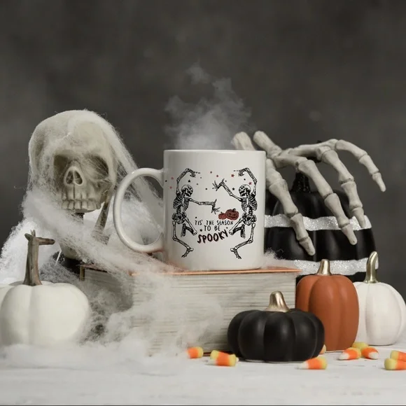 Halloween Dancing Skeleton 11 oz Mug - Picture 2 of 2